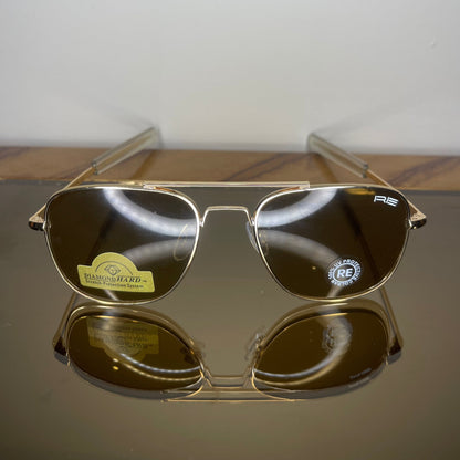 Golden Frame with Golden Lens - Randolph Engineering - Unisex