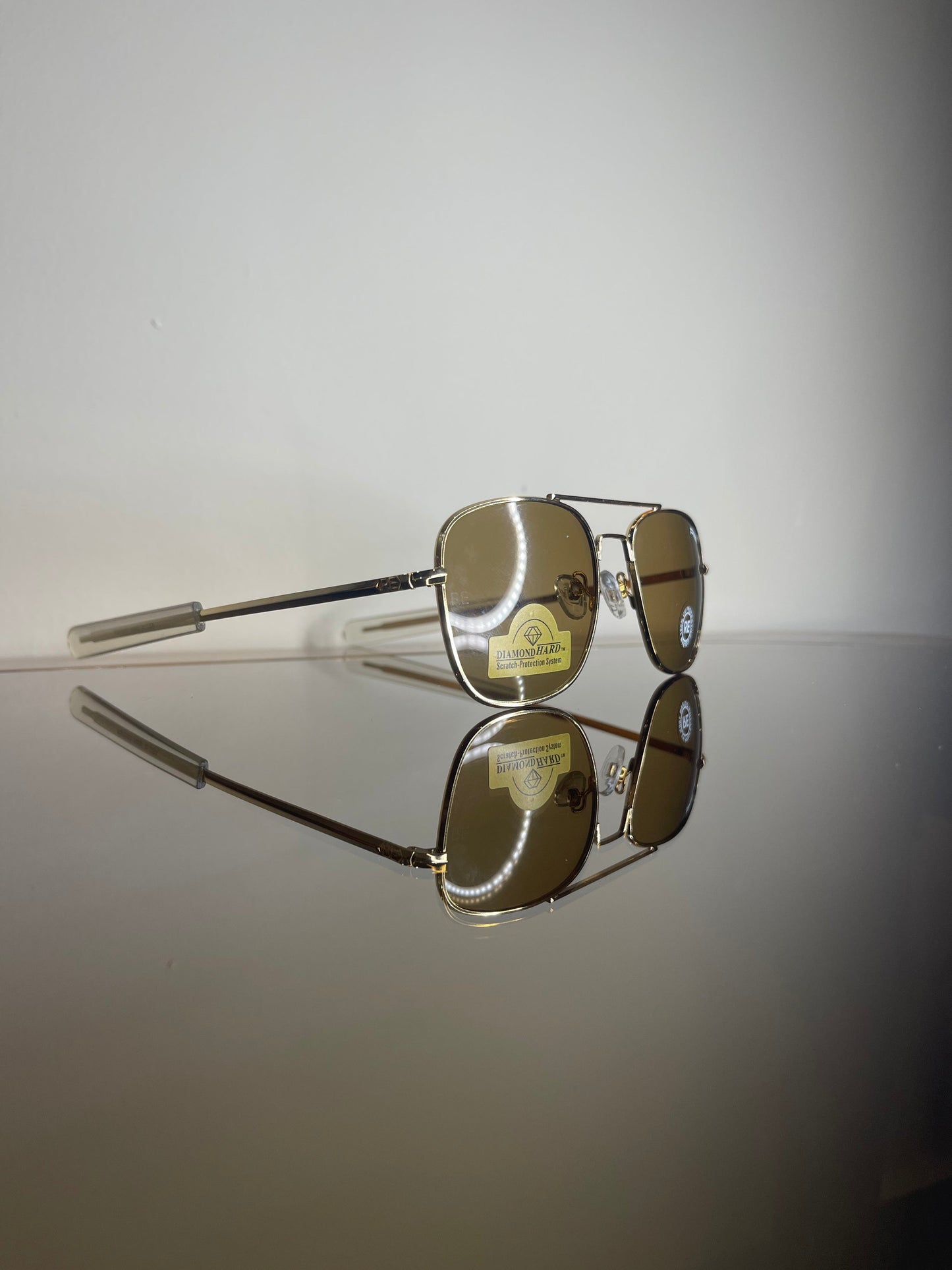 Golden Frame with Golden Lens - Randolph Engineering - Unisex